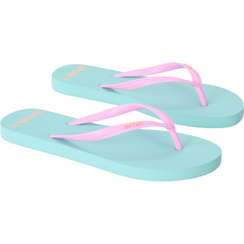 2026 Rip Curl Womens Bondi Bloom Open Toe Flip Flops 16HWOT - Light Sea Blue